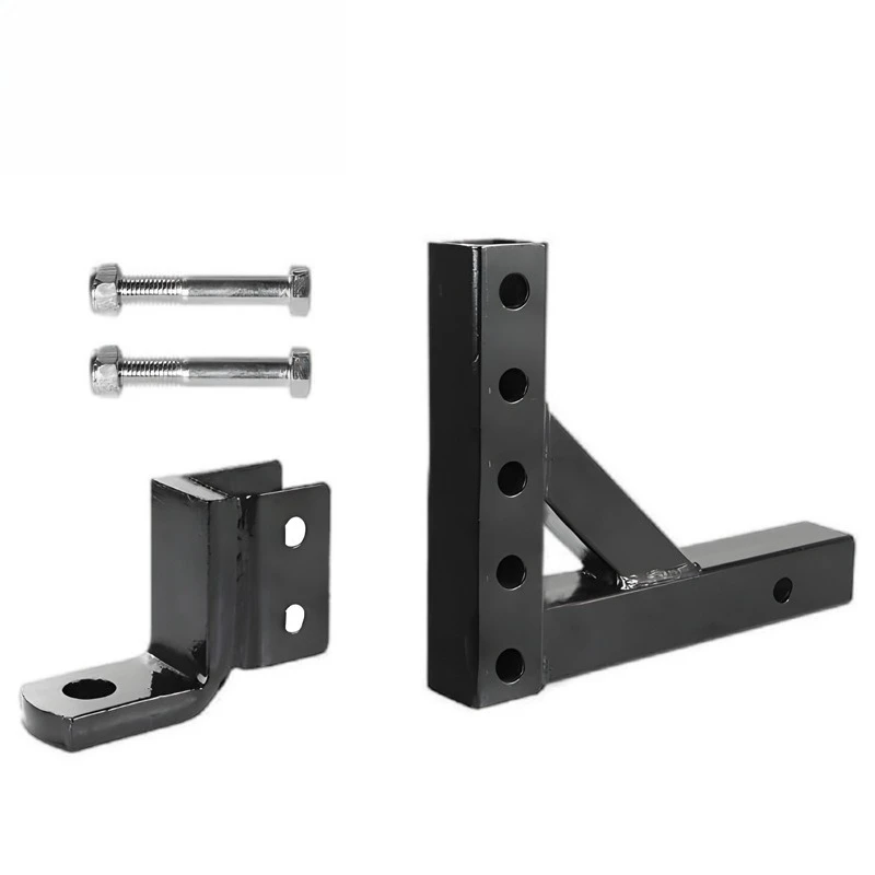 Heavy Duty 10in Drop Hitch 2in Receiver 5000lbs Capacity Adjustable Height Durable Steel Rust Finish for RV Trailer Towing