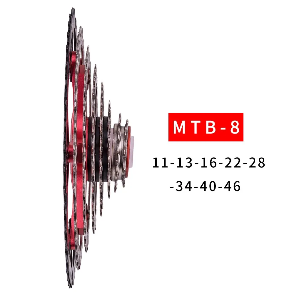 ZTTO MTB Cassette 8s 9s 10s 11-42T 11-46T 11-50T Bicycle Sprocket 8 Speed 9 10speed Freewheel 10v K7 Wide Range with Hanger