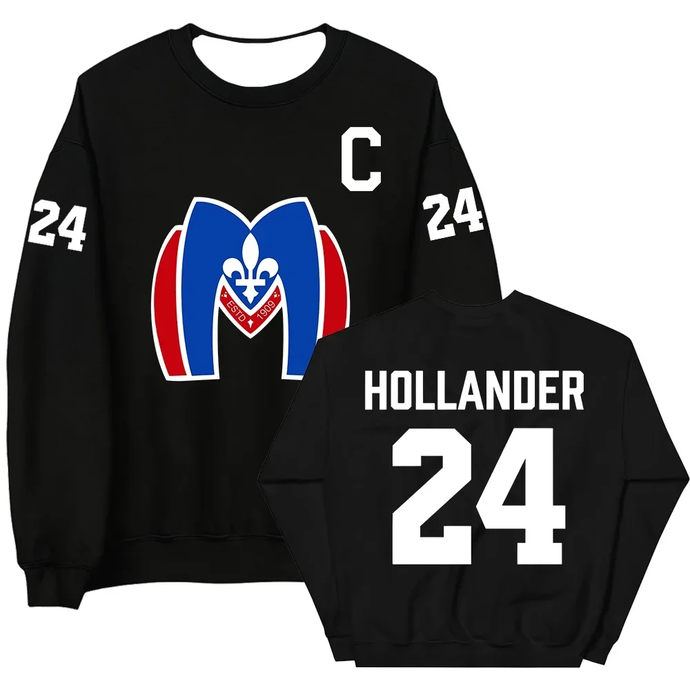 2026 Llya Rozanov 81 Heated Rivalry Crewneck Sweatshirt Shane Hollander 24 Hunter 21 Pullover Montreal Metros Boston Raider Tops
