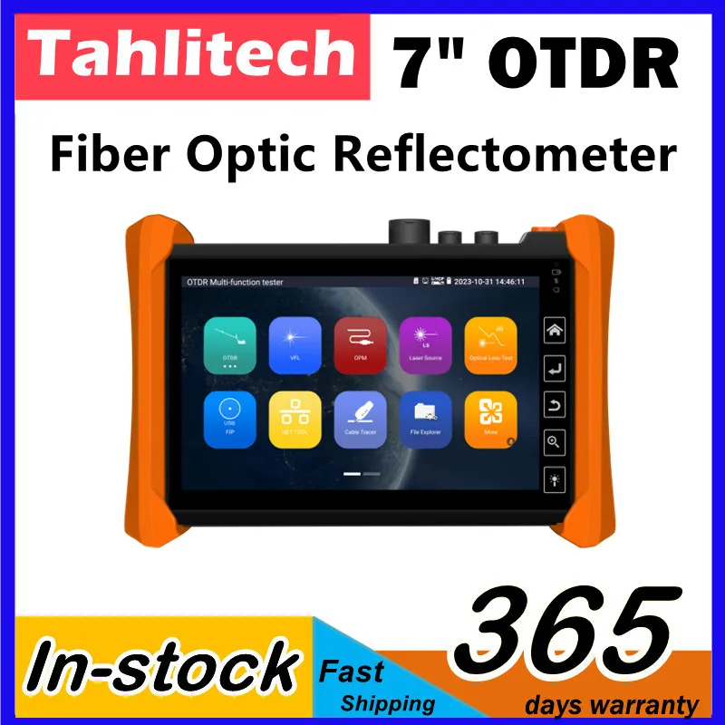 

Tahlitech MOT-73 MultiFunction OTDR RJ45 TDR Cable Test UPC Event Map PoE Detection Optical Power Meter Visual Fault Locator