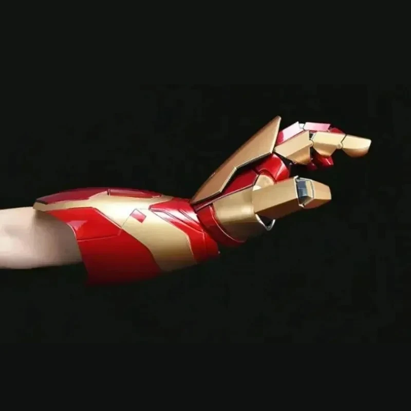 47 ซม.1/1 Iron Man MK42 XLII คอสเพลย์อุปกรณ์เสริมสวมใส่ไฟ LED แขนถุงมือ Cattoys Mark42 เกราะมือคอสเพลย์เครื่องแต่งกาย PROP