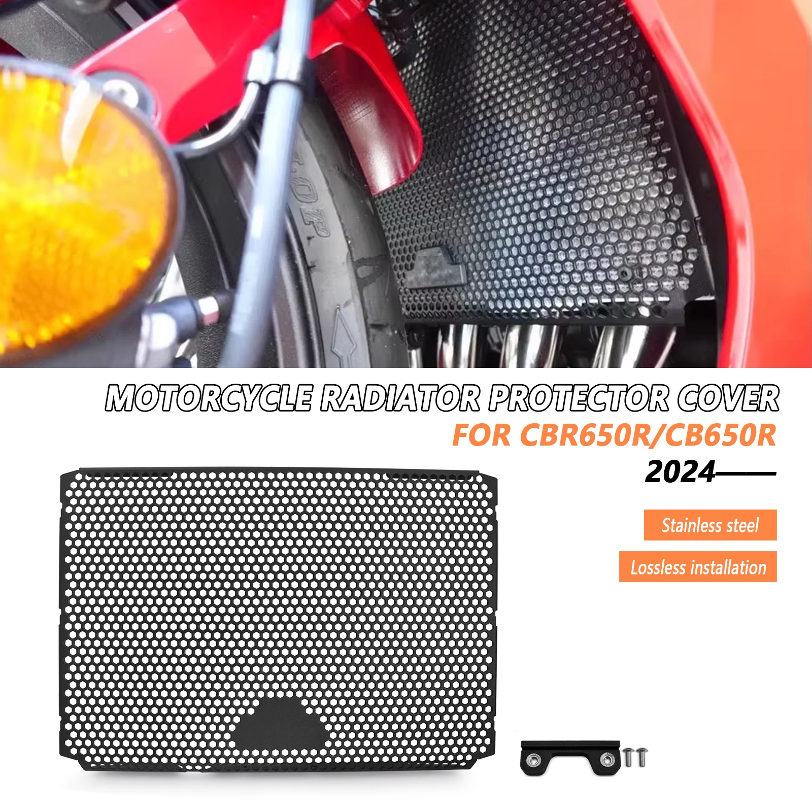 

Аксессуары для мотоциклов, решетка радиатора, охлаждающая крышка, защита для Honda CBR650R CB650R 2024 2025 2026