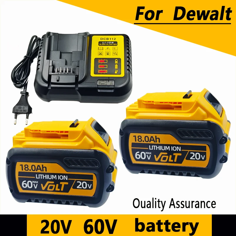 For Dewalt DCB609 60V Battery MAX Flexvolt Compatible DCB547-XJ DCB606 DCB200 DCB182 DCB204 Power To