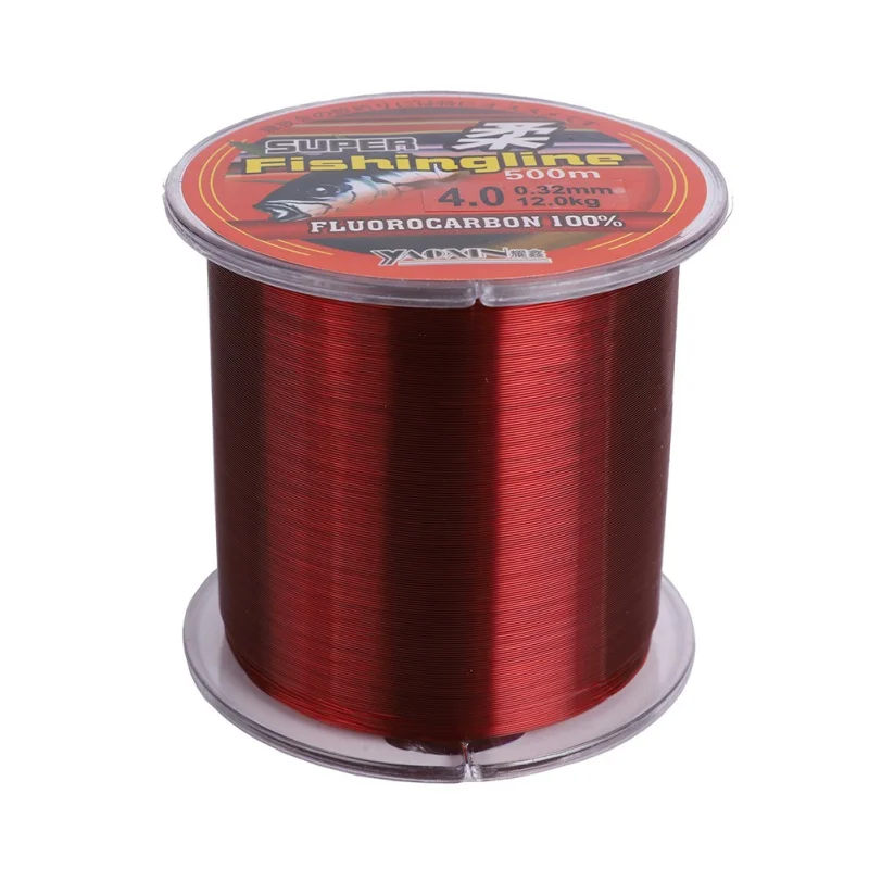 Żyłka wędkarska 500M Nylon Monofilament Leader Fly Line Super mocny drut odporny na ścieranie do słodkowodnych słonowodnych