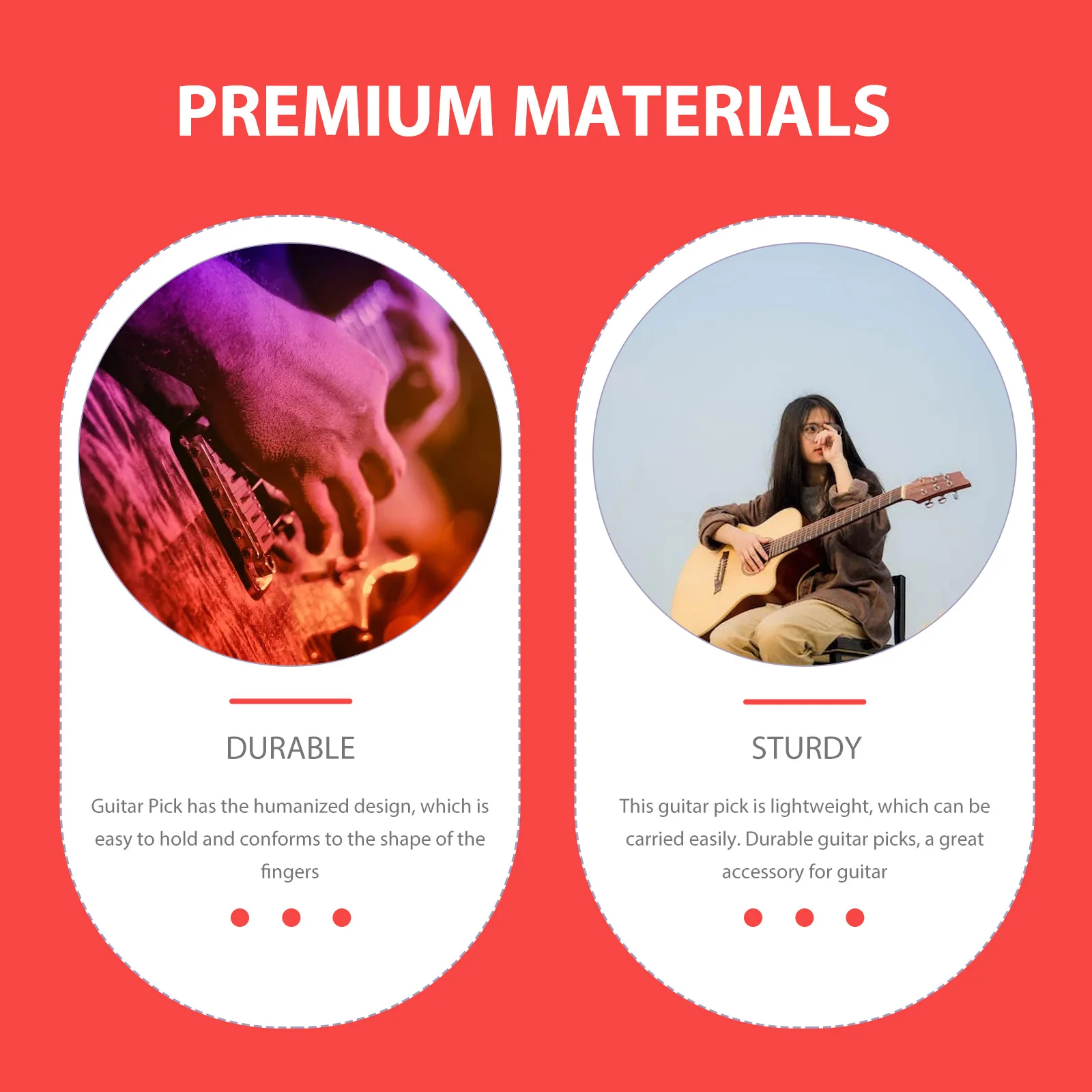 

1Set Guitar Picks Silicone Material Non-Slip Grip Comfortable Shape Easy to Hold for Folk Electric Bass Stringed Instruments