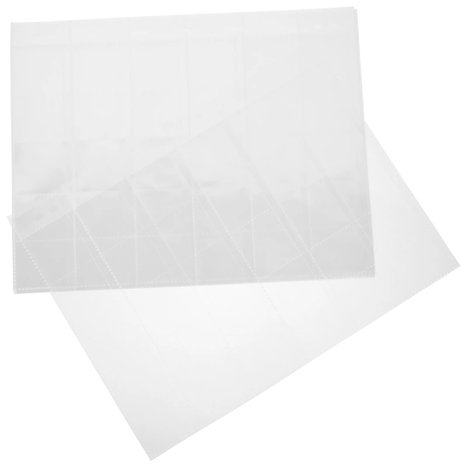 10 hojas de sellos para coleccionar páginas, transparencia completa, fácil visualización para libros de colección de sellos, portamonedas, páginas de sellos estándar