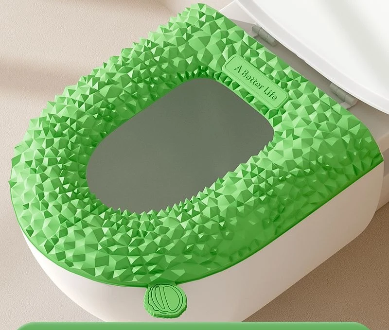 Toilet Waterproof Wipeable No Wash Adhesive Four Seasons Portable Universal Home Seat Pad Warm Washable Pad