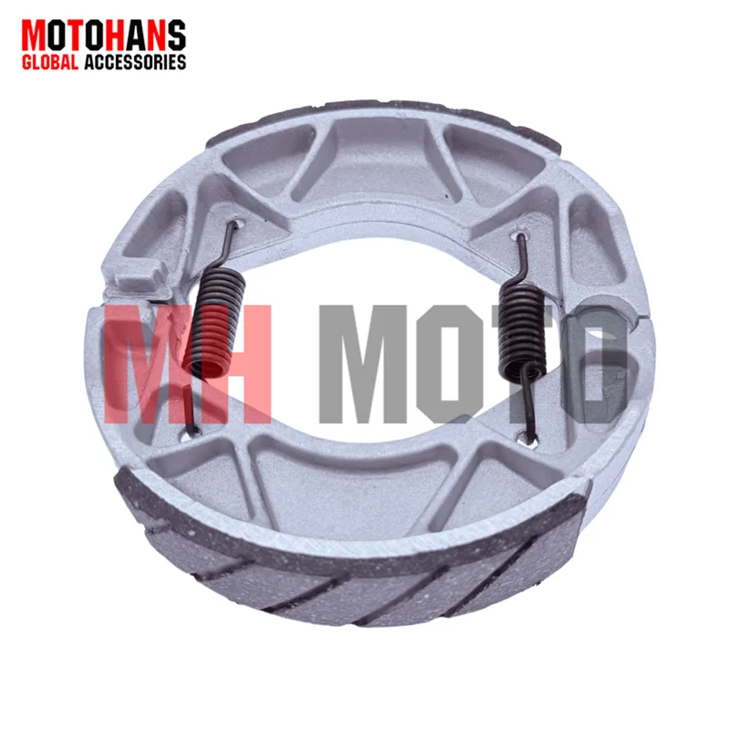 

MOTORCYCLE PARTS BLACK SHEEL ASBESTOS FREE BRAKE SHOE 150*28 FOR BWS125 NXC125 YW125 HW125 150 BWS XC CYGNUS X XENTER OCEO 125CC