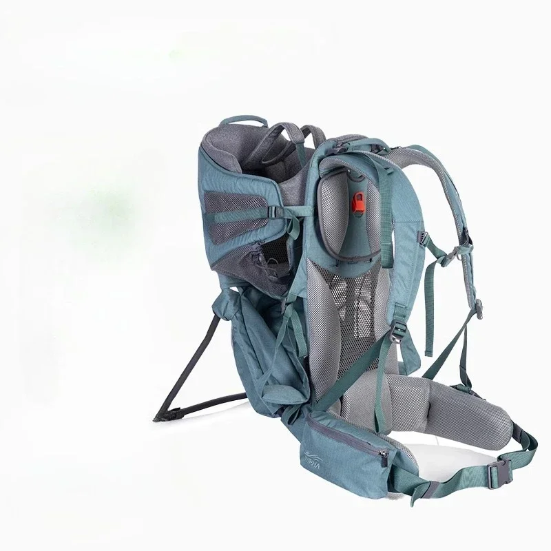 

Outdoor Children's Back Rack Hiking Mountaineering Baby Strap Stool Back Baby Artifact Older Children