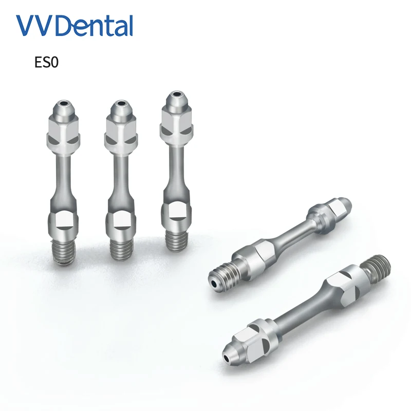 Le punte per scaler dentale in acciaio inossidabile VV si adattano ai strumenti metallici per la pulizia e lo sbiancamento dei denti con manico di marca KAVO