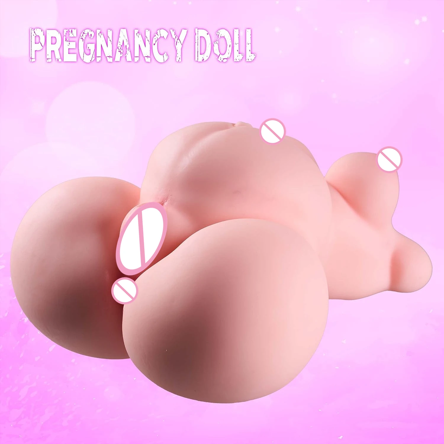 （11LB）3 in 1 Pregnant Woman Sex Dolls Male Masturbator Realistic for Men Butt Virgin Vaginal Anal Sex Stroker Female Torso Hip