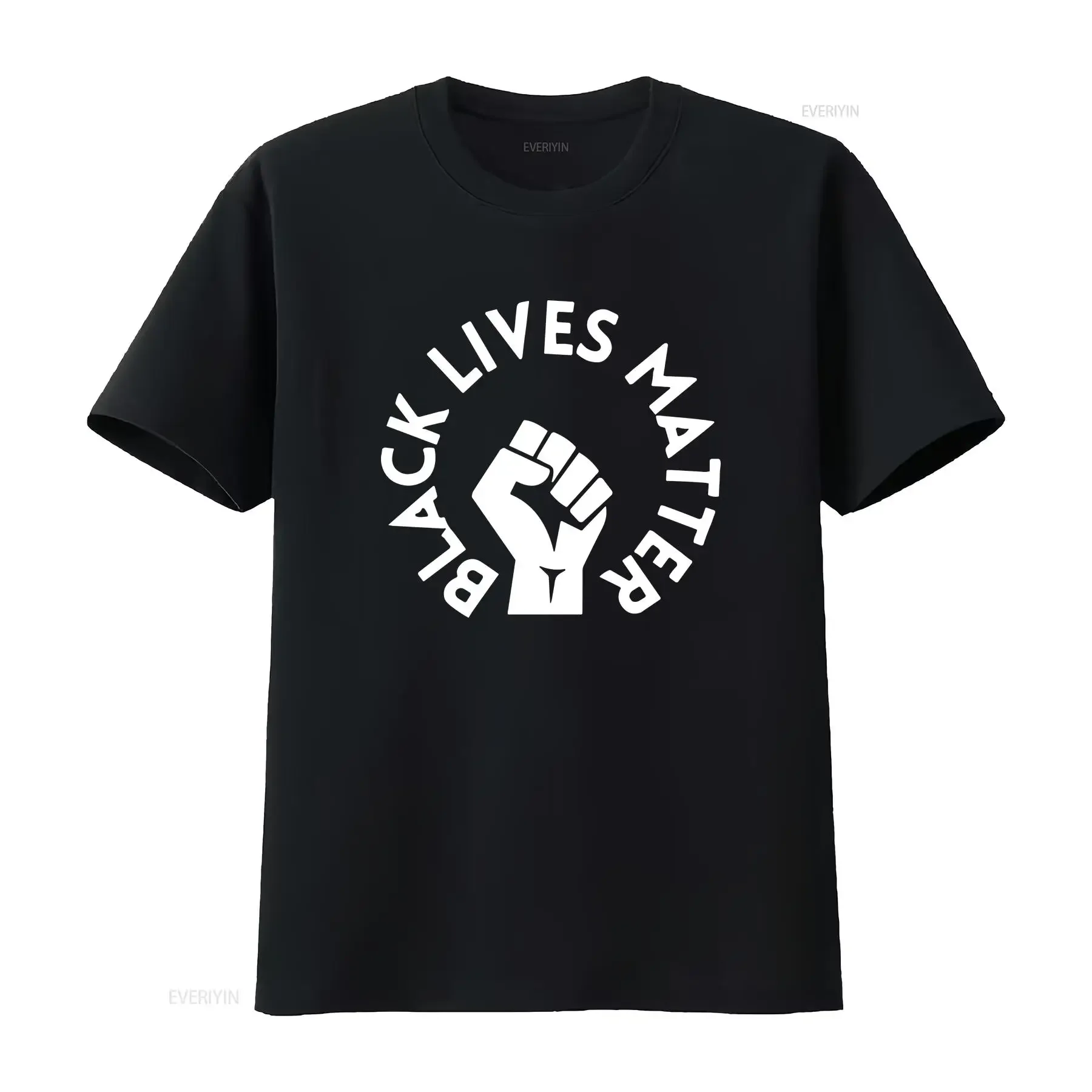 

BLM Black lives matter fist crewneck softstyle cotton DEI tee t shirt gender neutral gift vintage Washed fashion Casual Stylish