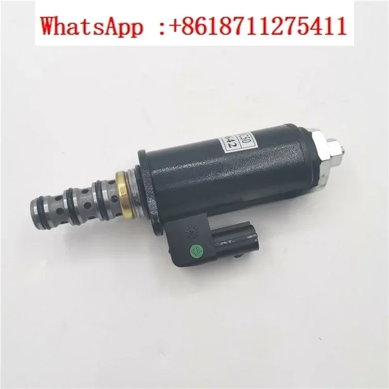 Excavator parts adapt to 135 195 205 215C-8-9 pilot safety lock hydraulic pump proportional solenoid valve