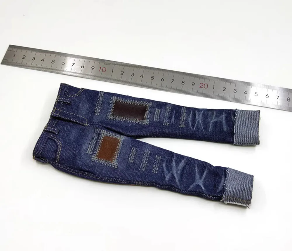 

1/6 EASY&SIMPLE ES26058S DUTCH DSI Male Toys Model Blue Jeans Pant Accessories For 12"BD001 B001 Action Figure Collectable