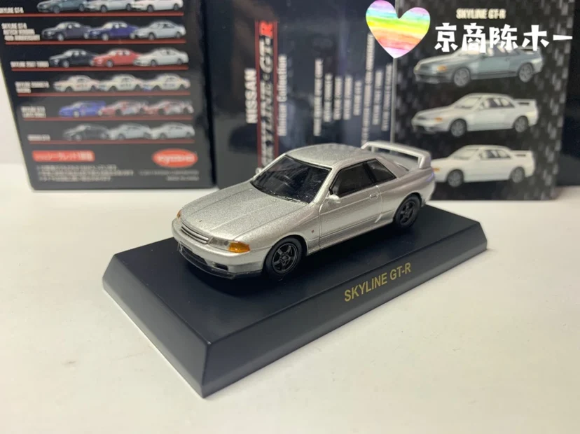 1:64 KYOSHO Nissan skyline GT-R Diecast Collection Simulation Alloy Car Model Children Toys