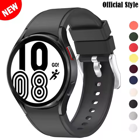 Sport Strap For Samsung Galaxy Watch 7/FE/5/6 classic 42/46mm smartwatch Silicone Ridge Bracelet for Galaxy Watch 4 40/44mm band
