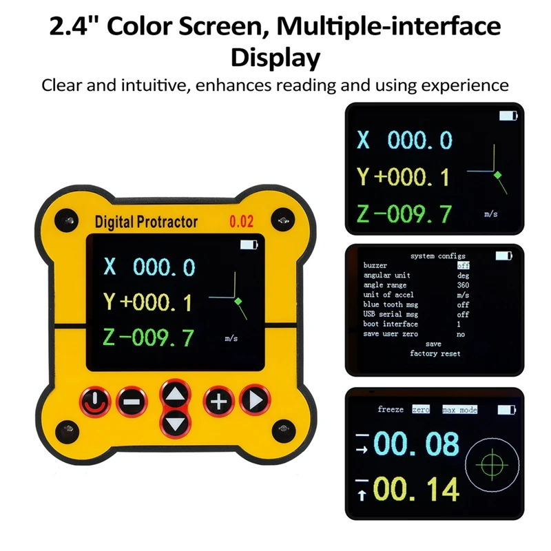 Promotion! Dual Axis Level Digital Protractor Electronic Level Angle Gauge Finder Inclinometer 0.02°Resolution Woodworking Tool