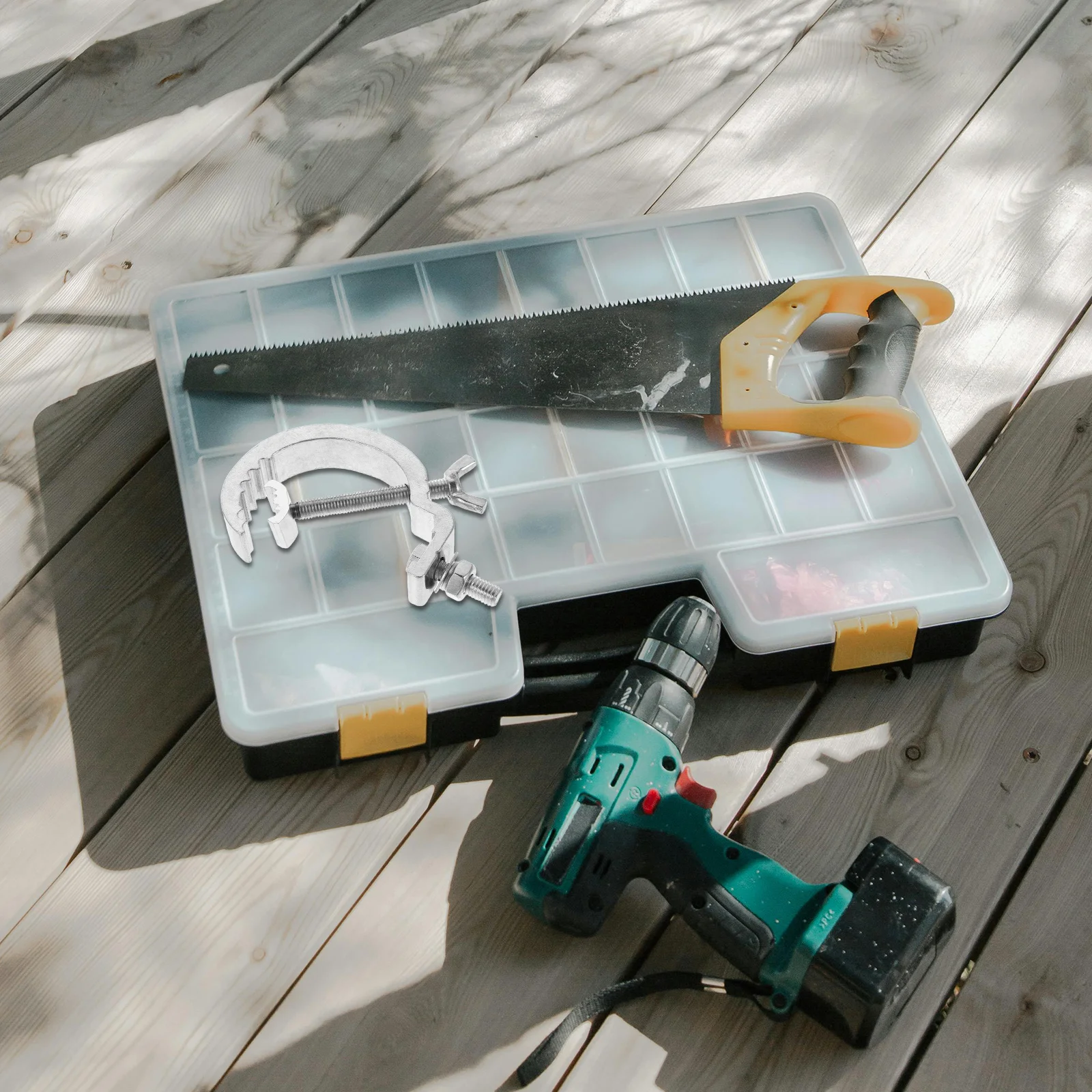 4 قطعة ضوء المرحلة المشبك السنانير الثقيلة 17 مللي متر واسعة المضادة للخدش المشبك ل Dj الاسمية ضوء الجمالون المرحلة اكسسوارات مرساة السنانير #6