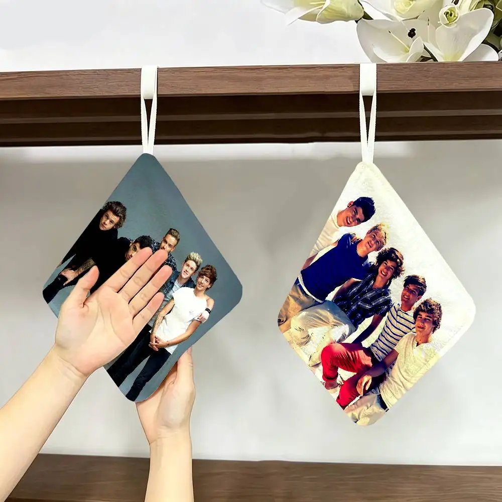 Rock O-One D-Direction Reusable Hanging Kitchen Towel, Polyester Cotton Soft Fabric for Office Home Daily Life
