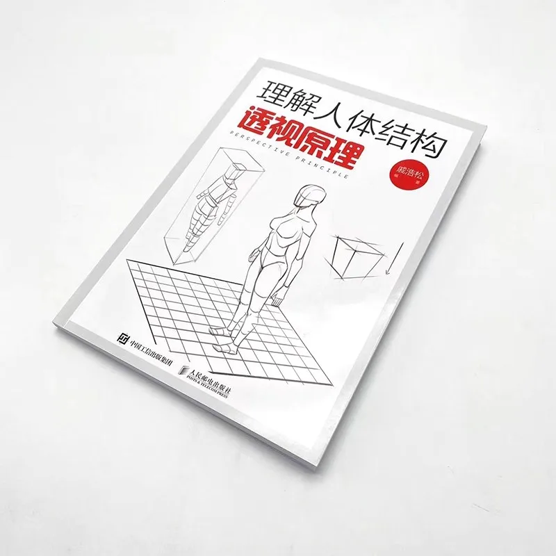 Livro tutorial de princípios de anatomia humana + perspectiva - entenda a estrutura corporal e perspectiva para iniciantes