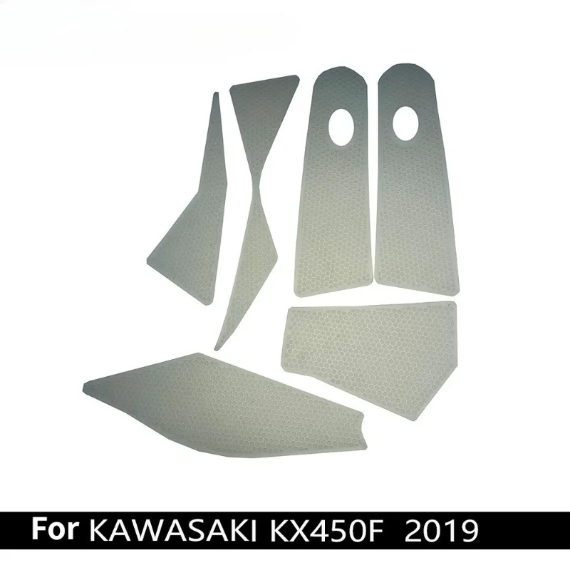 

Motorcycle Fuel Tank Pads For KAWASAKI KX450F 2019 Fuel Tank Stickers Anti-slip Side Fuel Tank Stickers Fuel Tank Traction Pads