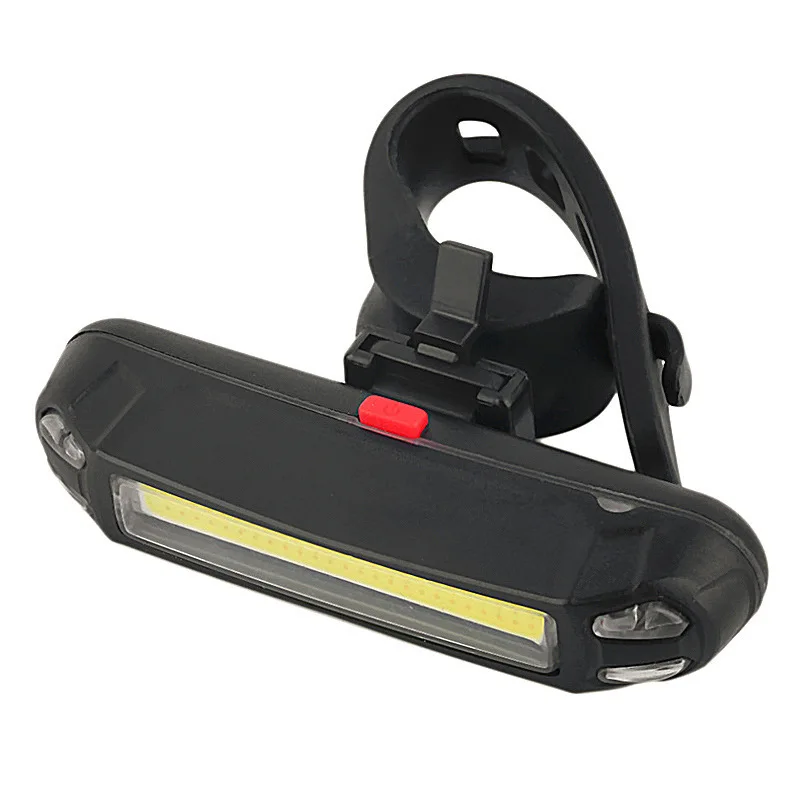 Night cycling tail light outdoor highlight USB charging single light mountain bike led warning light tail light scooter light