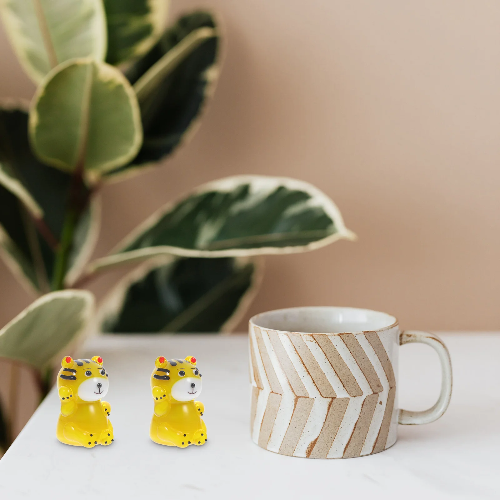 

Elegant Ornament Desktop Office Decor Housewarming Tiger Decoration Exquisite Animal Decor