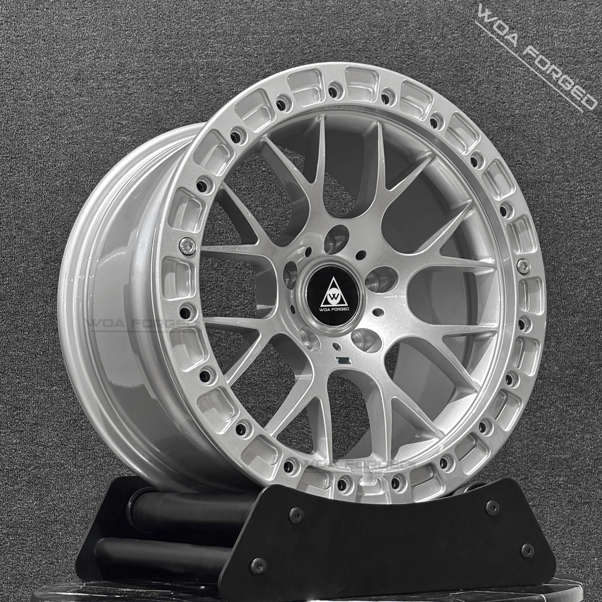 EC-7RS ARC-8RT 2-pieces Beadlock Polished Silver Forged 19 20 21 Inches Deep Dish Lightweight Muti Spokes 5x120 5x112 for G80 M3
