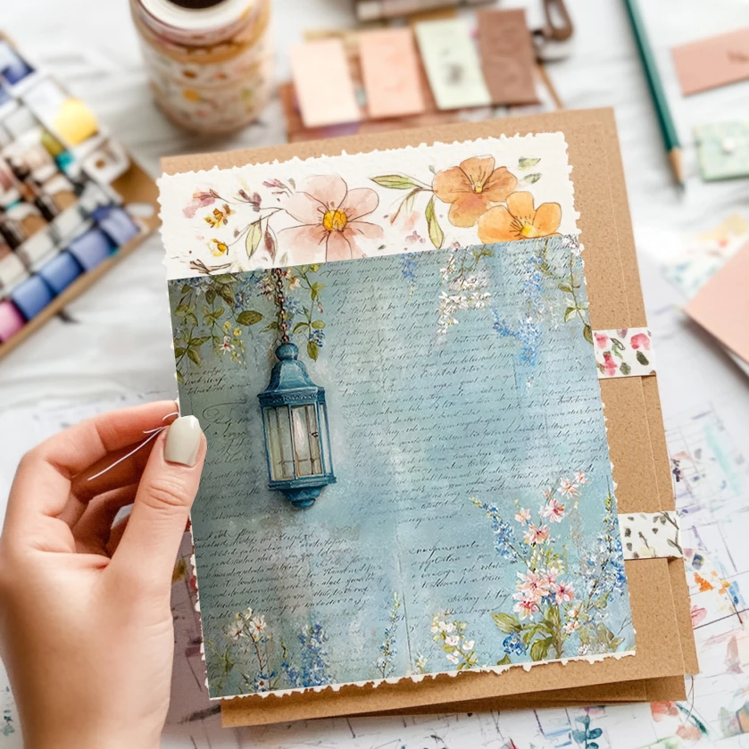 36 vellen scrapbookingpapier 6 "x 6": handgetekende eigenzinnige wezens voor origami, scrapbooking en speels doe-het-zelf-decoratie – knutselset