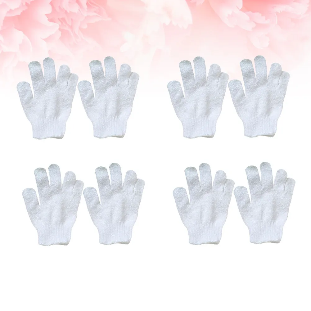

Набор из 8 детских отшелушивающих перчаток для душа, мочалок для глубокой очистки кожи, нейлоновые аксессуары для душа, детские перчатки для ванны