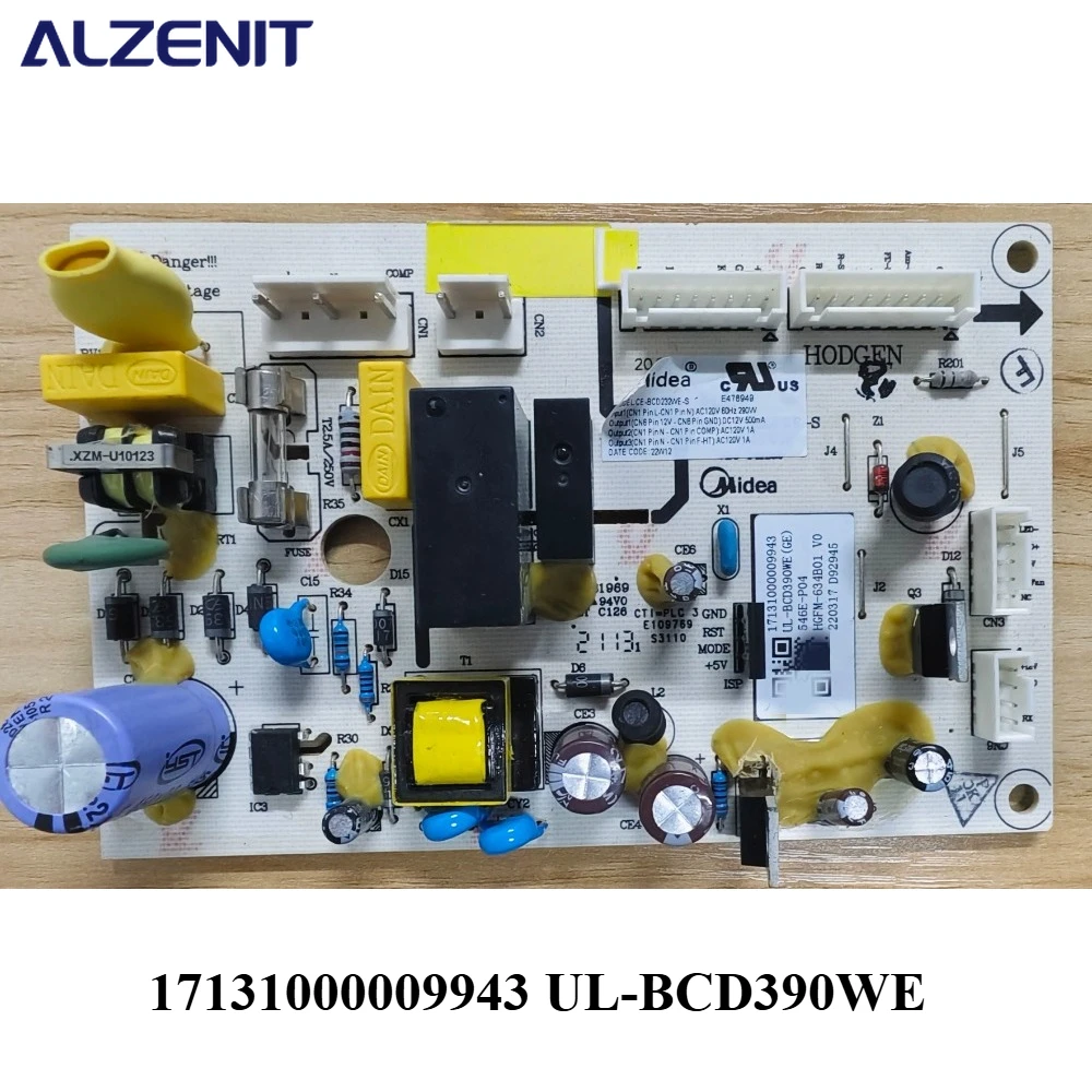 

New For Midea Refrigerator Control Board BCD-232WE-S Circuit PCB 17131000009943 UL-BCD390WE Fridge Motherboard Freezer Parts