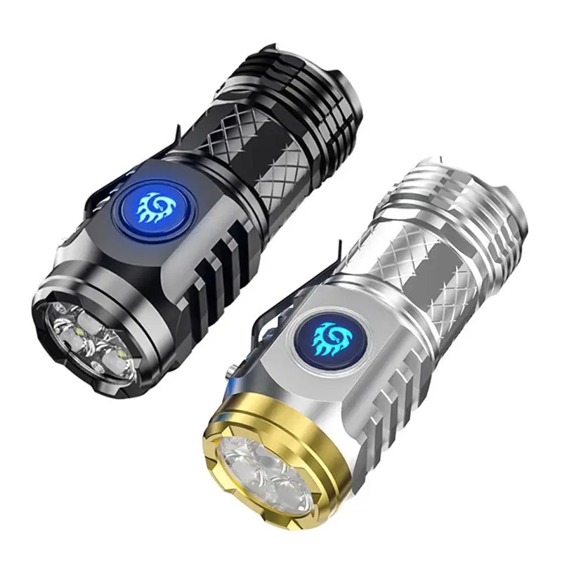 2Pcs Mini Flash Super Power Flashlight, Thumb Flashlight Mini Flashlights, Flashlight, Pocket Flashlight