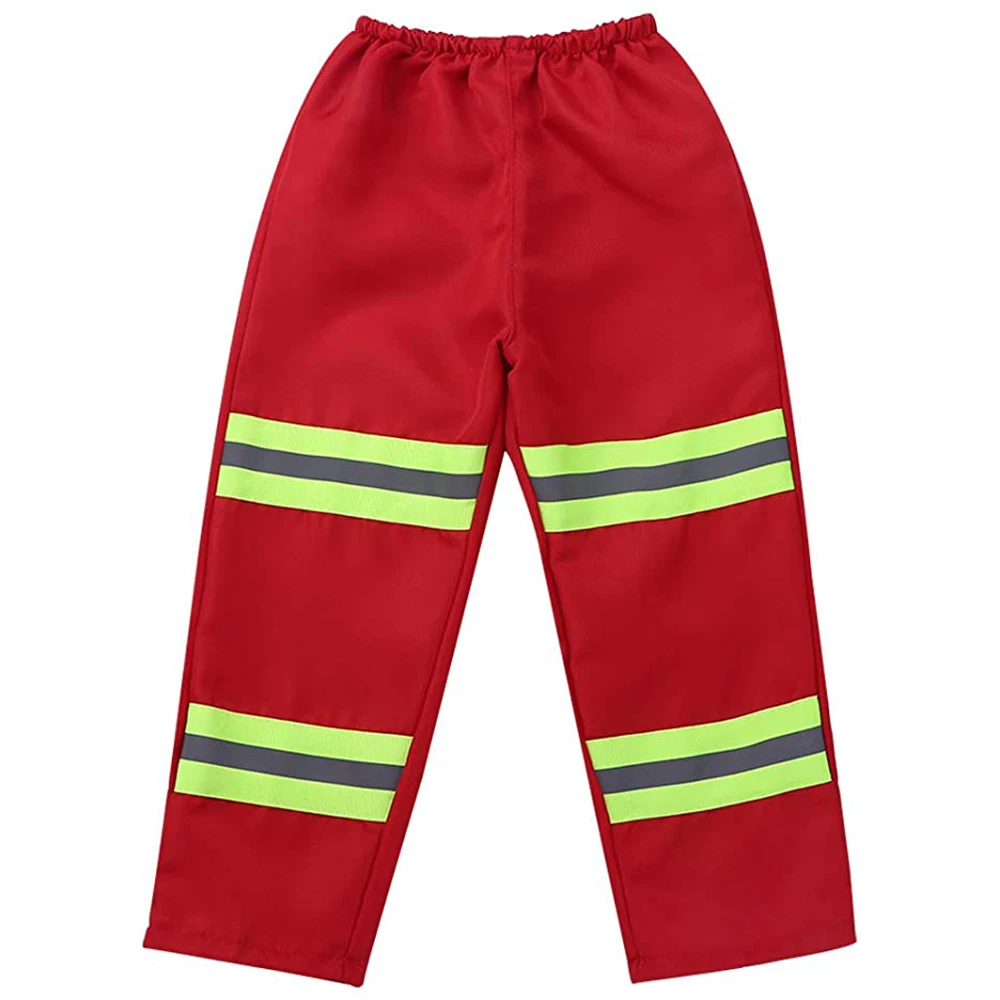 Halloween Costume for Kids Firefighter Uniform Children Sam Cosplay Fireman Role Play Fancy Clothing Boy Fancy Party