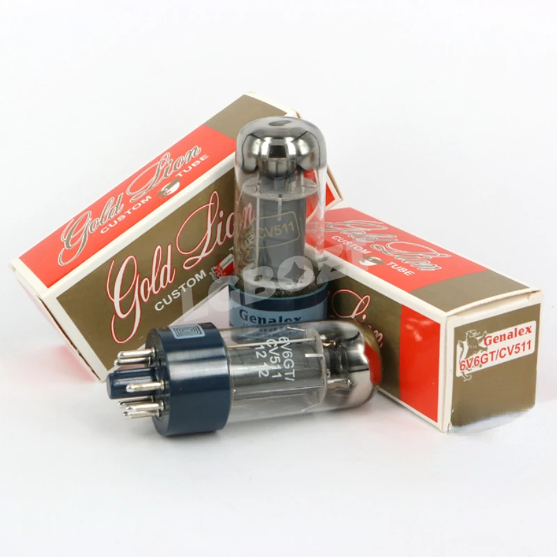 Vacuum Tube GOLD LION 6V6GT/CV511 Replacement 6P6P Tube Factory Tested Precision Matching DIY Tube Amplifier