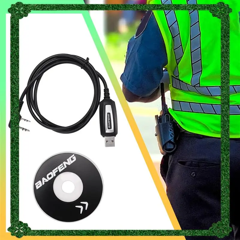 24-Hour Delivery Baofeng USB Programming Cable + Driver CD For Two Way Radio UV-5R BF-888S BF-F8