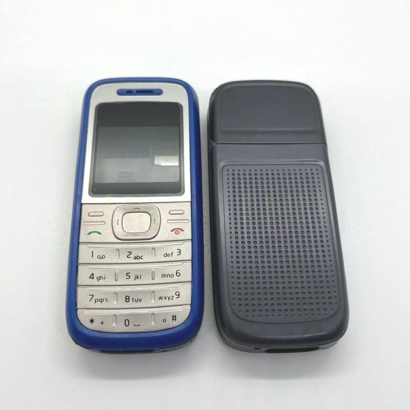 New For Nokia 1200 1208 High Quality Cover Full Complete Mobile Phone Housing Cover Case English Keypad