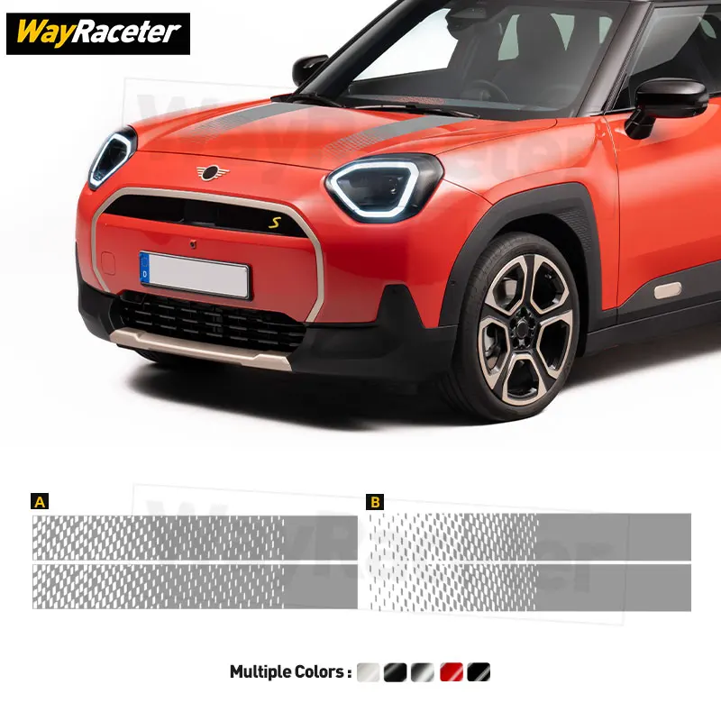 

Car Engine Cover Band Line Bonnet Hood Stripes Sticker Vinyl Decal For MINI John Cooper Works Aceman J05 2025 Accessories 2026
