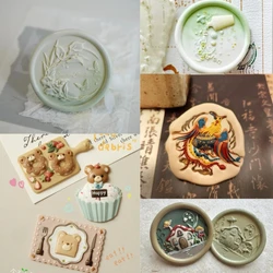 Lacquer Seal Seal Head Animal Multi-Layer Fine Carved Special Relief Copper Head Invitation Envelope Seal Handmade Diy Stamp Toy