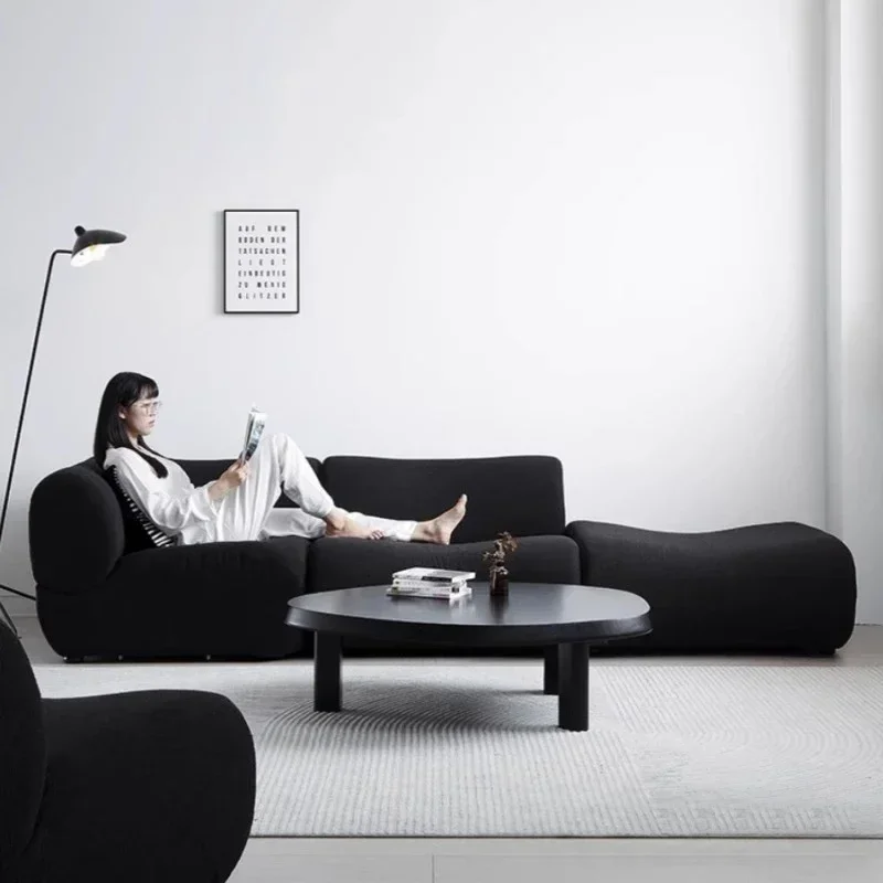 Pop Create Designer Living Room Sofas Modern Floor Lazy Living Room Sofas Light Luxury Comfortable Nordic Muebles Trendy Furnitu