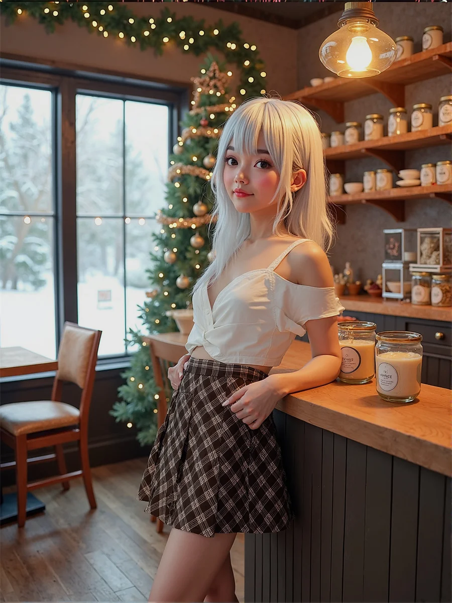 チェック柄エンパイアプリッピースタイルスカート女性のための女性服冬ストレート職場レトロ厚いポケットバックル付き裏地通気性