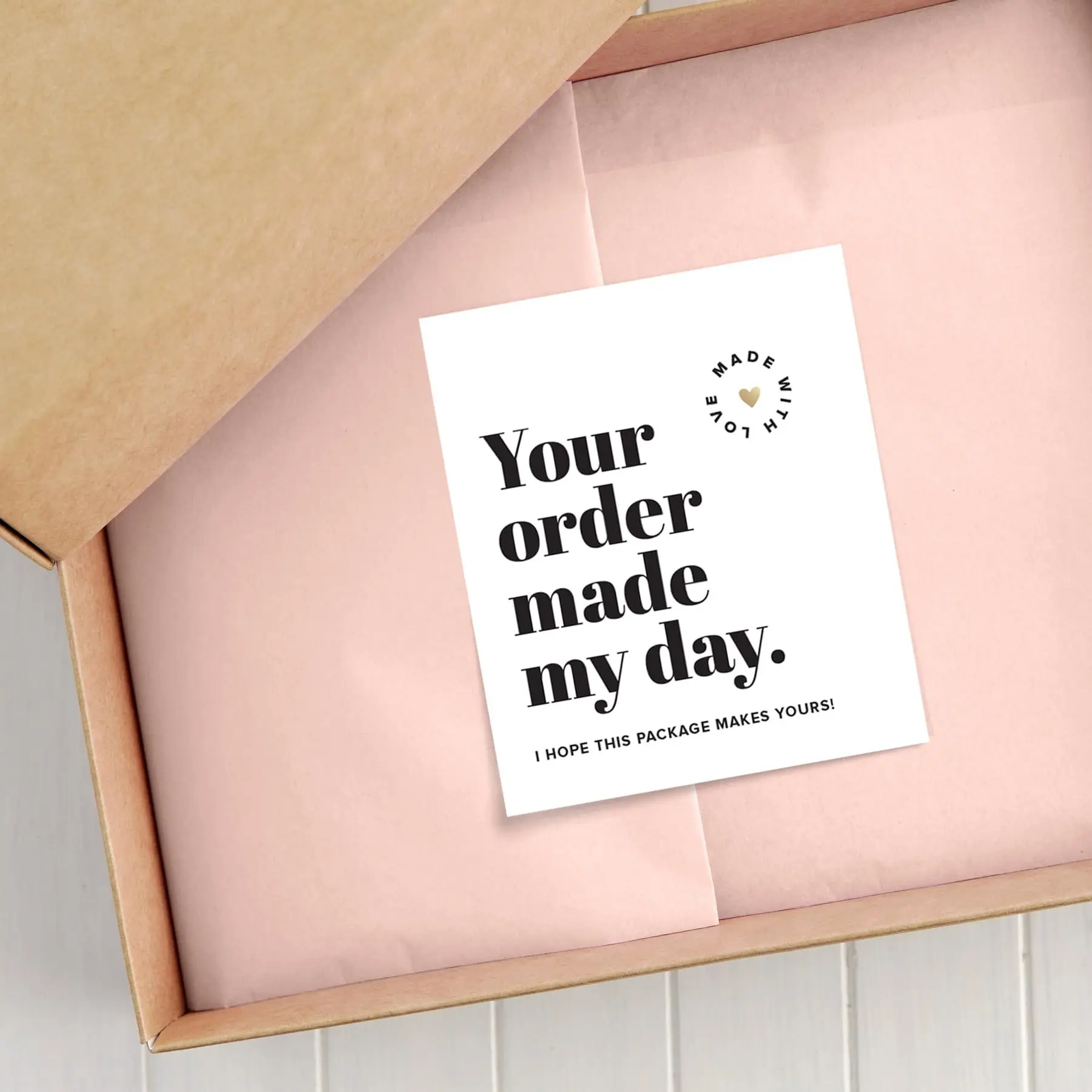50 Stück/Packung Dankeskarten-Visitenkarte, geeignet für Unternehmen, Babyparty, Hochzeit, kleine Unternehmen, Abschlussfeier – Detail 9