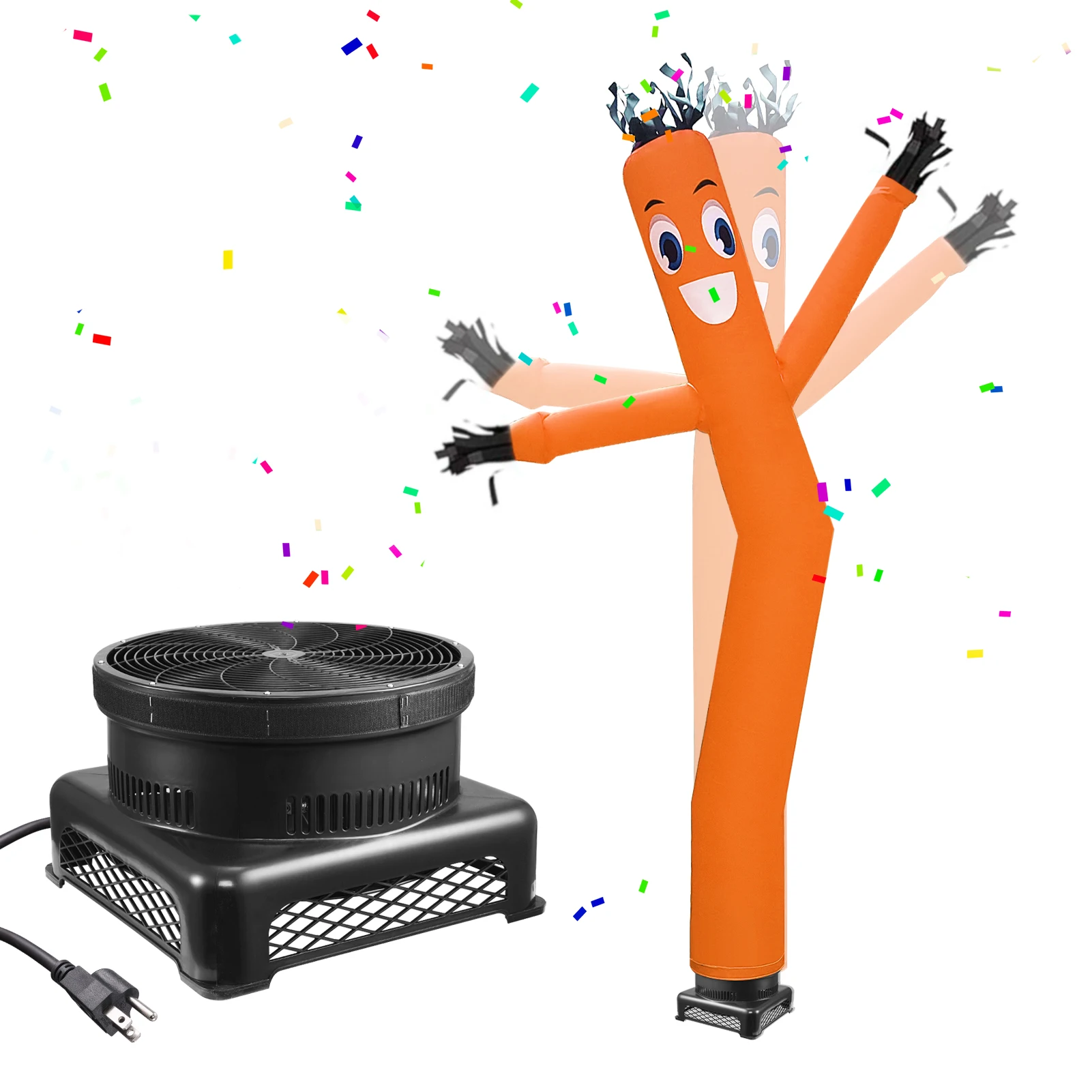 

20Ft Inflatable Tube Man Dancing, Cute Waving Wind Dancer - for Barber Shop, Grand Opening, Outdoor Advertising,Party & Holidays