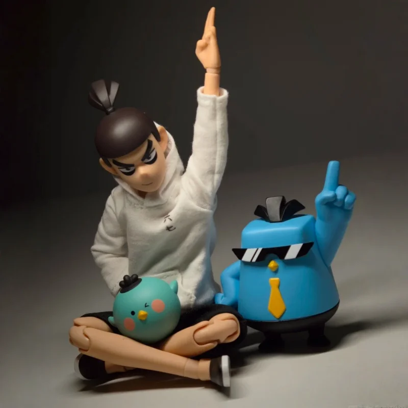 

GONG STUDIO Scissor Seven Action Figure 1/8 Scale Joint Movable Doll Cloth Gown Desktop Decoration Collectible Model Toy Gift