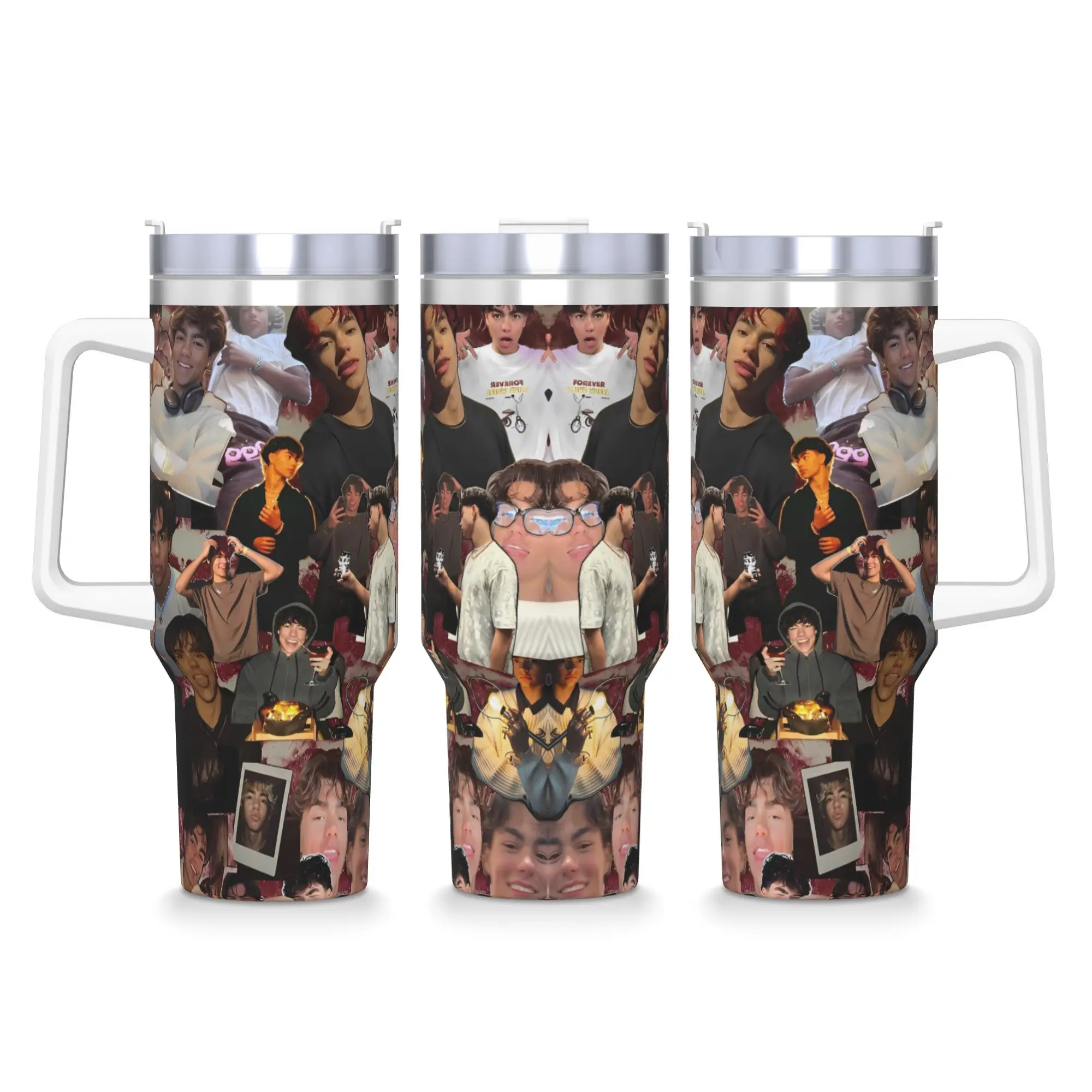 

Malachi Bartons Tumbler Cold and Hot Water Bottle Insulated Stainless Steel Thermal Mug Printed Beach Car Mugs