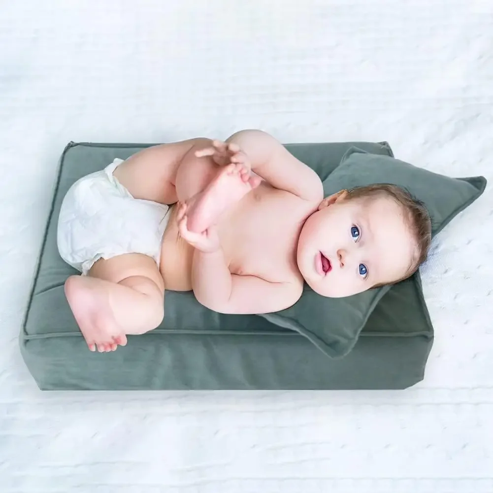 Baby Pillow Photography Props Mattress Newborn Photography Pillow Newborn Photo Props Mini Mattress Crib Cushion Sleeping Mat