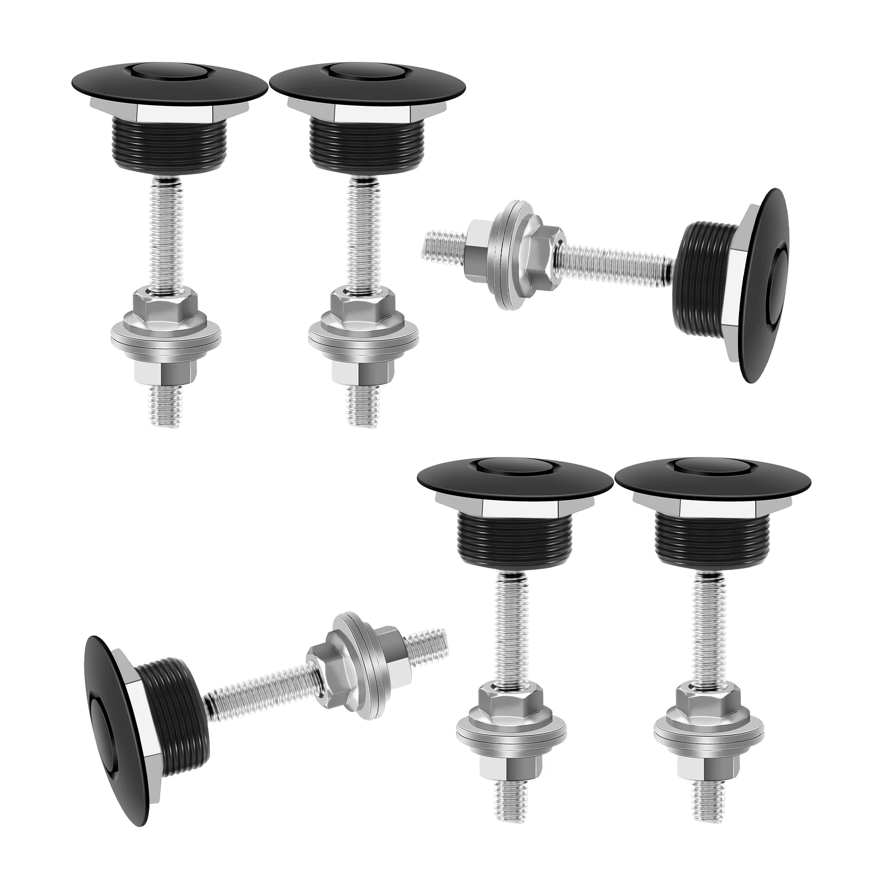 4х кнопочный быстросъемный зажим для бампера автомобиля