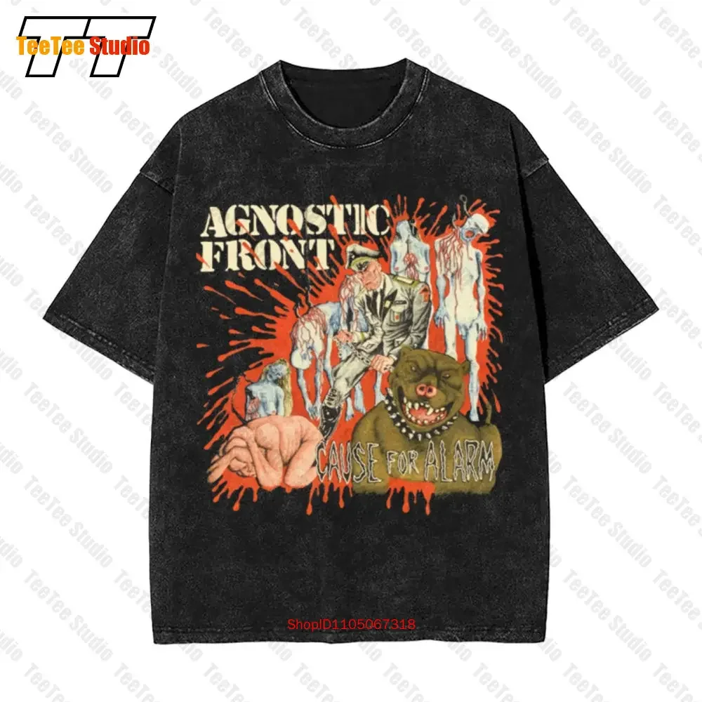 1986 Agnostic Front Tour Cro Mags Warzone Sick Of It All Vintage Oversized T-Shirt MDV2