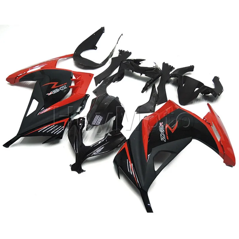 

injection Fairings kit for ZX300R EX300 2013 2014 red black ZX300R EX 300 13 14 motorcycle plastic kit