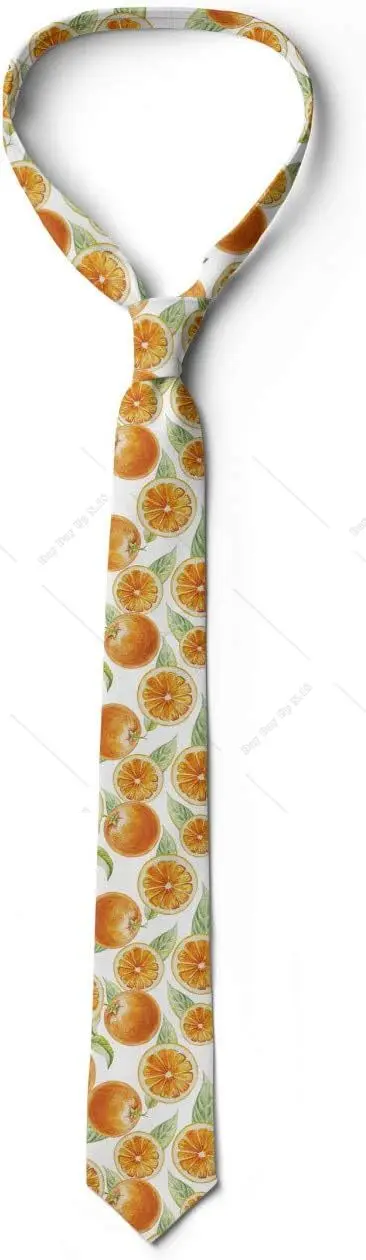 

Fashion Oranges Multicolor Modern Men's Tie Fresh Style Tie for Men Shirt Clothing Accessories Print One Size