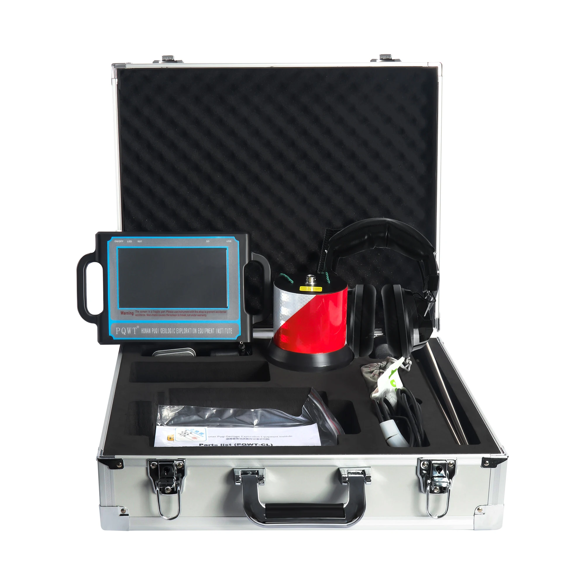 

PQWT-CL400 Устройство обнаружения утечек глубиной 4 м Подземные линии водопроводных труб Детектор утечки воды